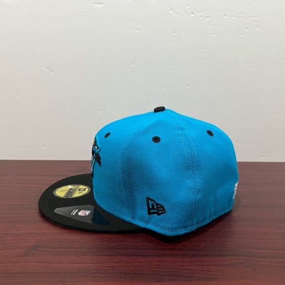 New Era, 59Fifty Fitted Hat, Carolina Panthers, Blue & Black - Picture 4 of 9